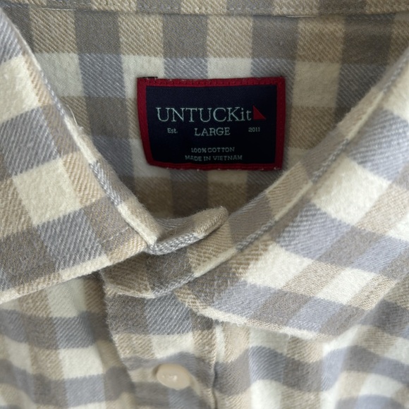 UNTUCKit Macaulay Regular Fit Tan - Size Large - Picture 3 of 4